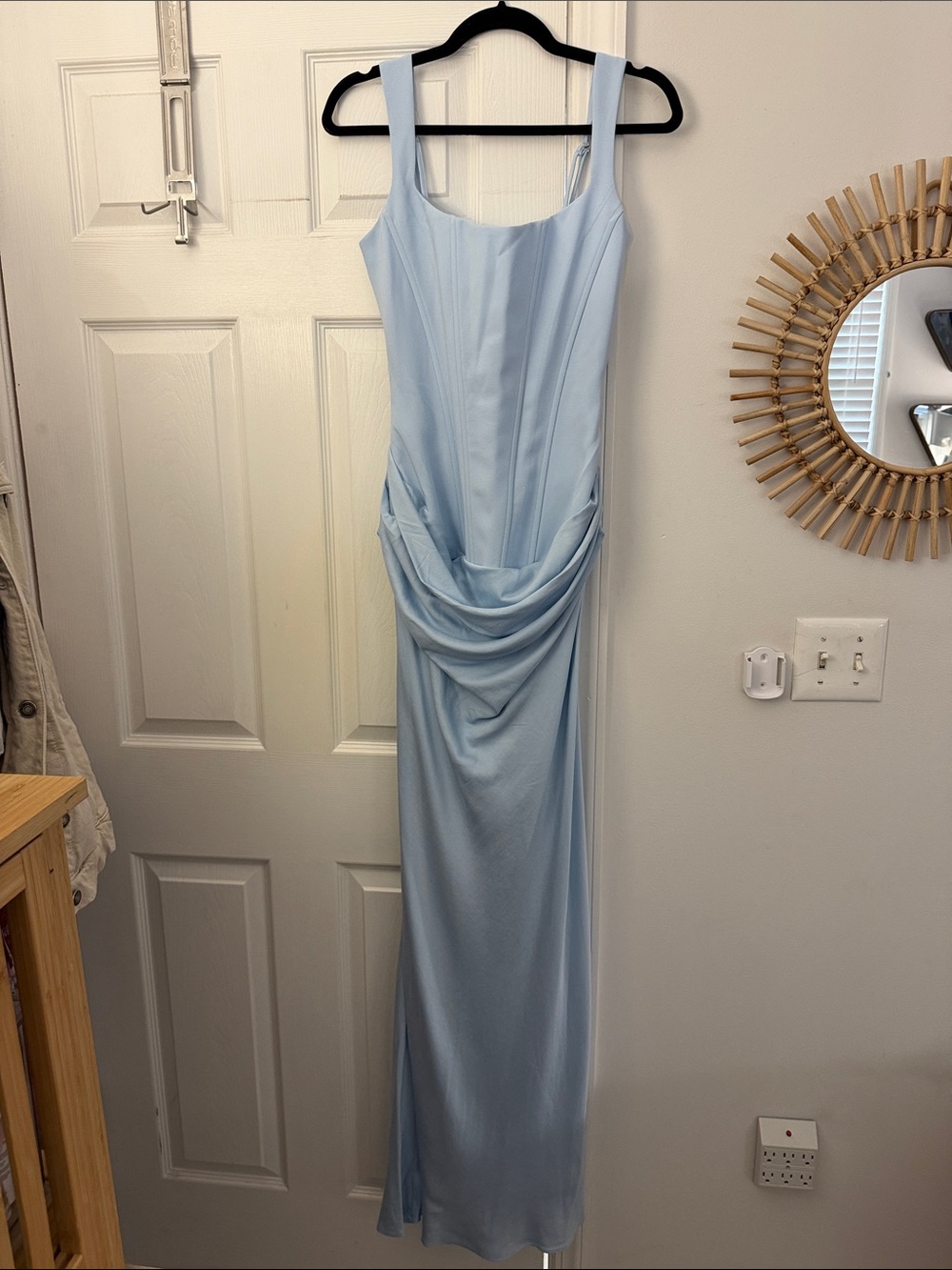 Babyboo Cornelia Maxi Dress Size M NWT Baby Blue Gown